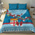 Fijian Tagimoucia Flowers Bedding Set Christmas Coquette bow