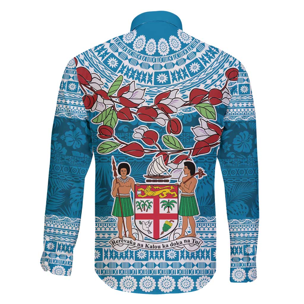 Fijian Tagimoucia Flowers Family Matching Puletasi and Hawaiian Shirt Christmas Coquette bow LT9 - Polynesian Pride