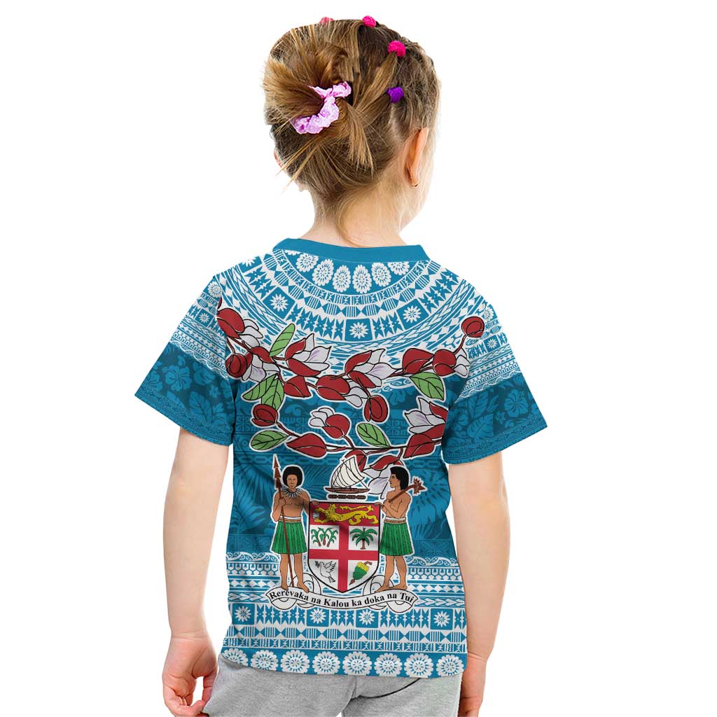 Fijian Tagimoucia Flowers Kid T Shirt Christmas Coquette bow LT9 - Polynesian Pride