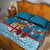 Fijian Tagimoucia Flowers Quilt Bed Set Christmas Coquette bow