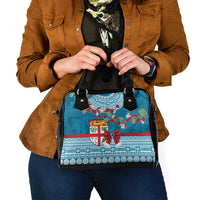 Fijian Tagimoucia Flowers Shoulder Handbag Christmas Coquette bow