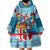 Fijian Tagimoucia Flowers Wearable Blanket Hoodie Christmas Coquette bow