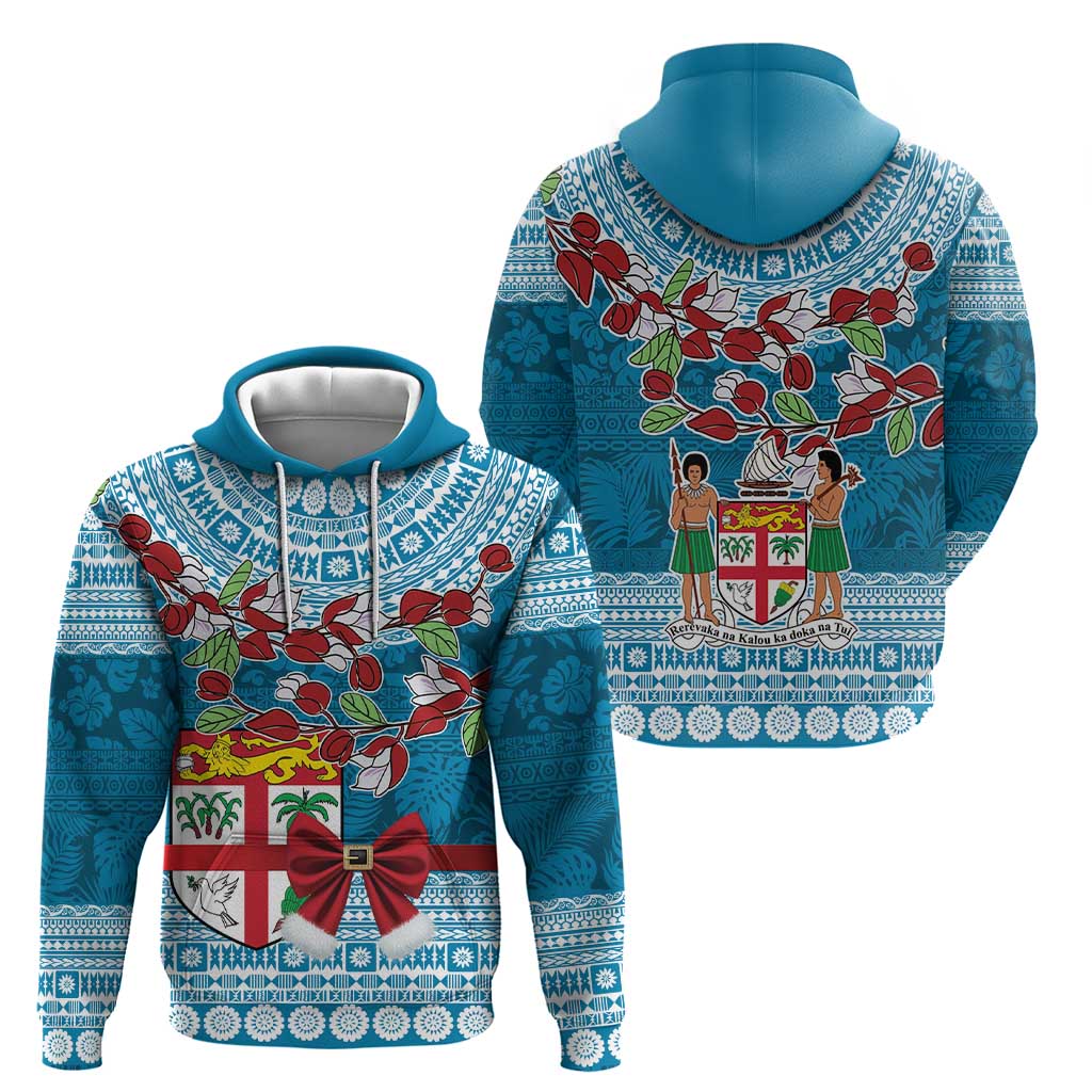 Fijian Tagimoucia Flowers Zip Hoodie Christmas Coquette bow LT9 - Polynesian Pride