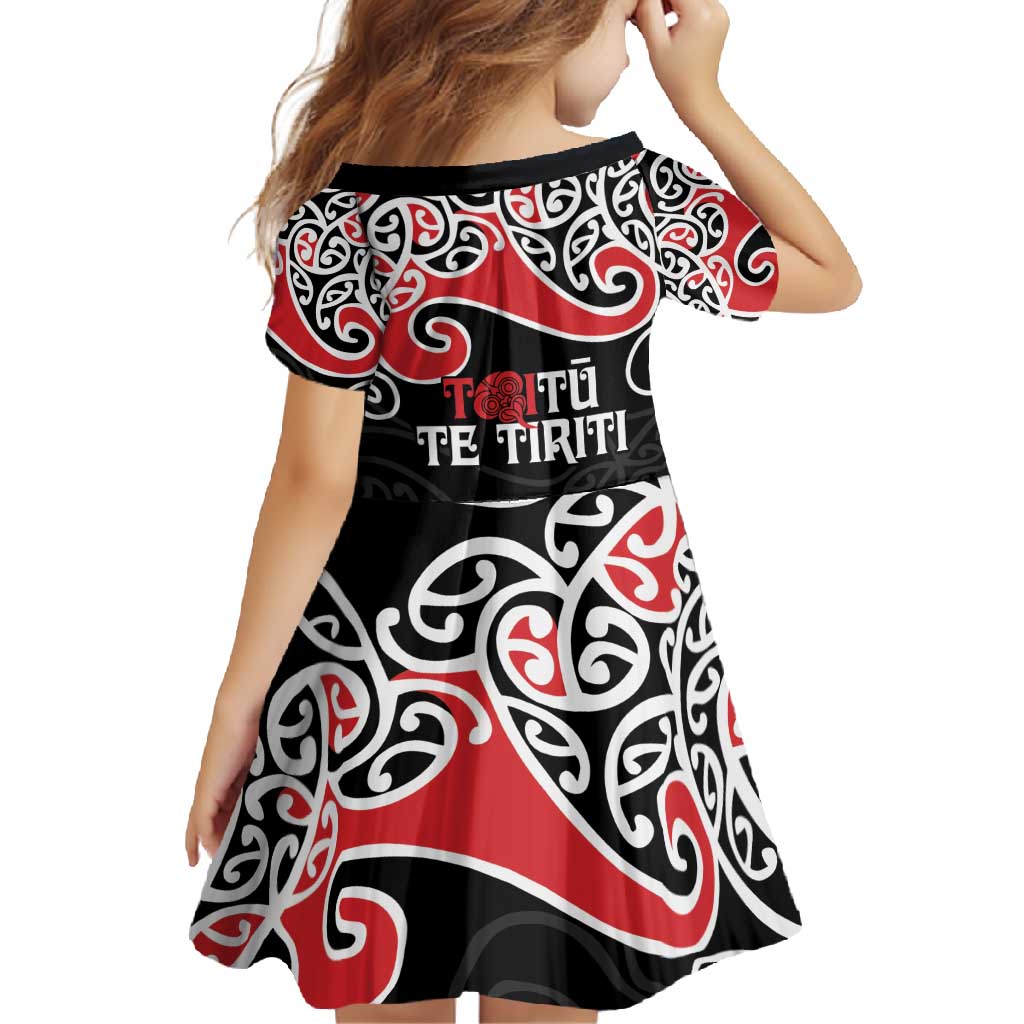 Aotearoa Toitu Te Tiriti Family Matching Mermaid Dress and Hawaiian Shirt New Zealand Stand Together Stand Stronger LT9 - Polynesian Pride