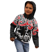 Aotearoa Toitu Te Tiriti Kid Hoodie New Zealand Stand Together Stand Stronger