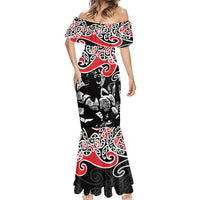 Aotearoa Toitu Te Tiriti Mermaid Dress New Zealand Stand Together Stand Stronger LT9 - Polynesian Pride