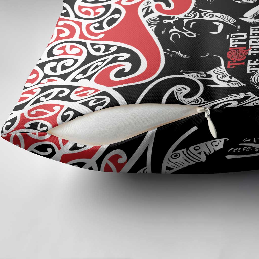 Aotearoa Toitu Te Tiriti Pillow Cover New Zealand Stand Together Stand Stronger - Polynesian Pride