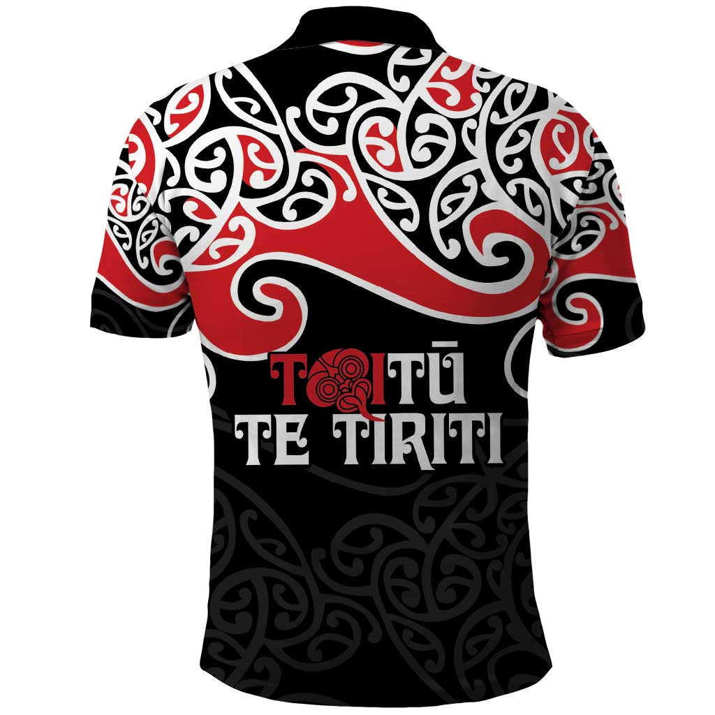 Aotearoa Toitu Te Tiriti Polo Shirt New Zealand Stand Together Stand Stronger LT9 - Polynesian Pride