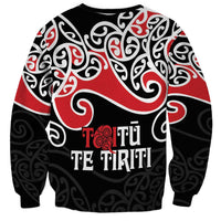 Aotearoa Toitu Te Tiriti Sweatshirt New Zealand Stand Together Stand Stronger