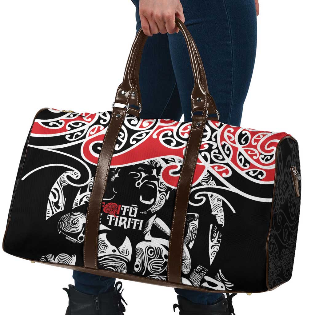 Aotearoa Toitu Te Tiriti Travel Bag New Zealand Stand Together Stand Stronger LT9 - Polynesian Pride