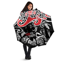 Aotearoa Toitu Te Tiriti Umbrella New Zealand Stand Together Stand Stronger - Polynesian Pride