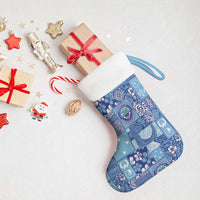 Federated States of Micronesia Merry Christmas Stocking Pacific Patchwork Xmas Vibes - Polynesian Pride