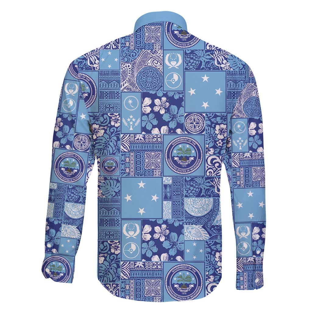 Federated States of Micronesia Merry Christmas Family Matching Mermaid Dress and Hawaiian Shirt Pacific Patchwork Xmas Vibes - Polynesian Pride