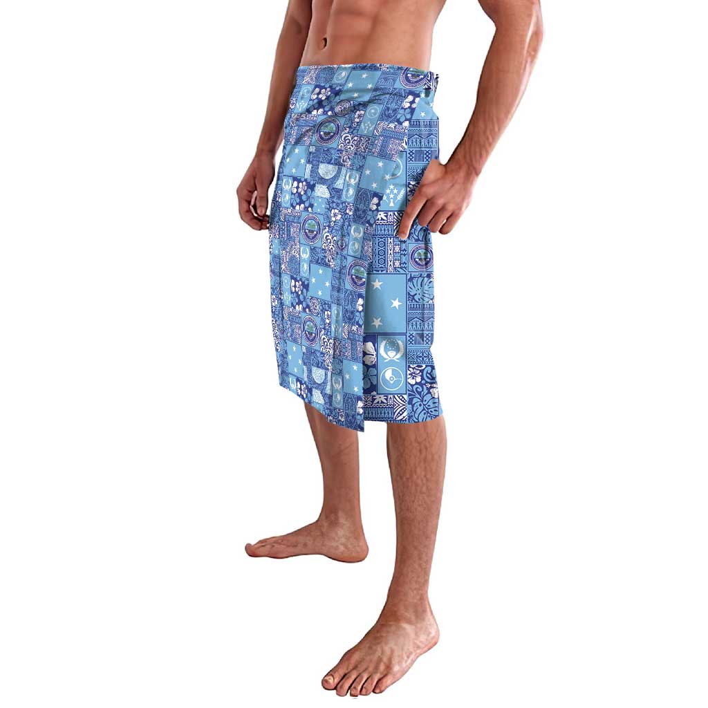 Federated States of Micronesia Merry Christmas Lavalava Pacific Patchwork Xmas Vibes - Polynesian Pride