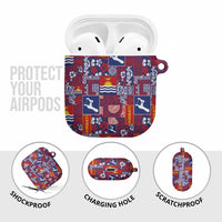 Kiribati Tekeraoi n te Kiritimati AirPods Case Pacific Patchwork Xmas Vibes - Polynesian Pride