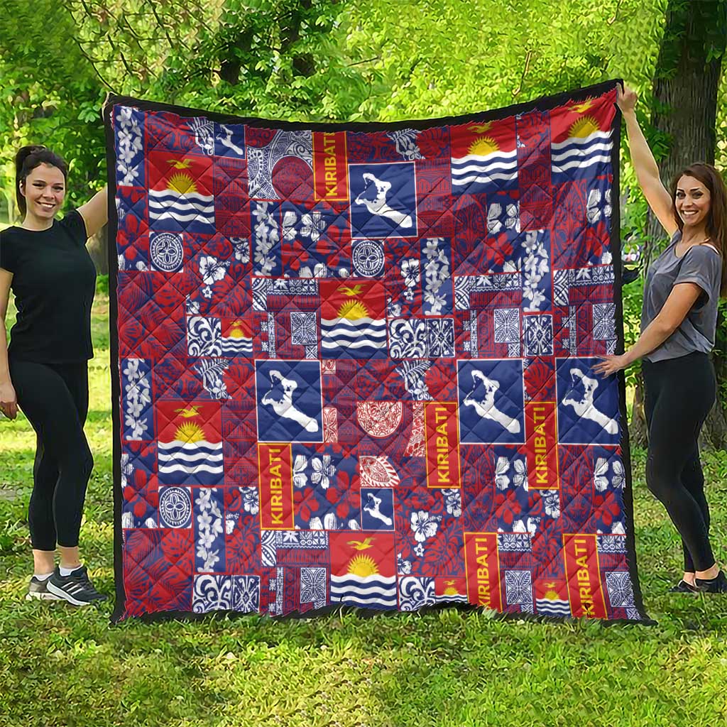 Kiribati Tekeraoi n te Kiritimati Quilt Pacific Patchwork Xmas Vibes - Polynesian Pride