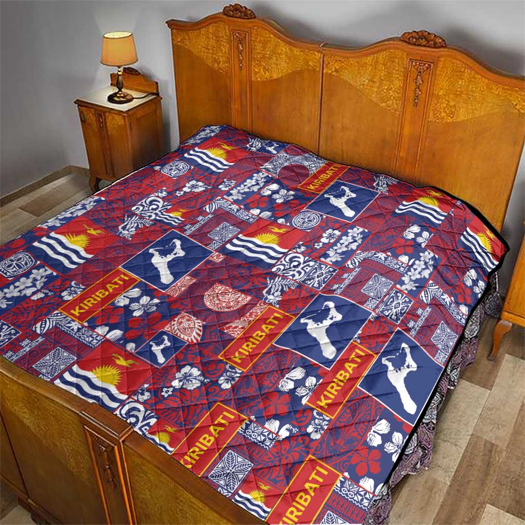 Kiribati Tekeraoi n te Kiritimati Quilt Pacific Patchwork Xmas Vibes - Polynesian Pride