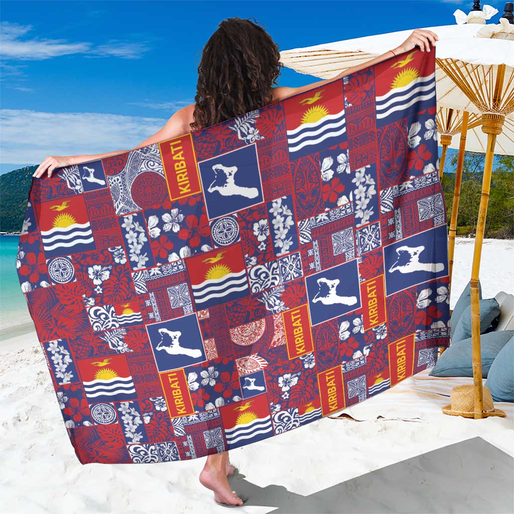 Kiribati Tekeraoi n te Kiritimati Sarong Pacific Patchwork Xmas Vibes - Polynesian Pride