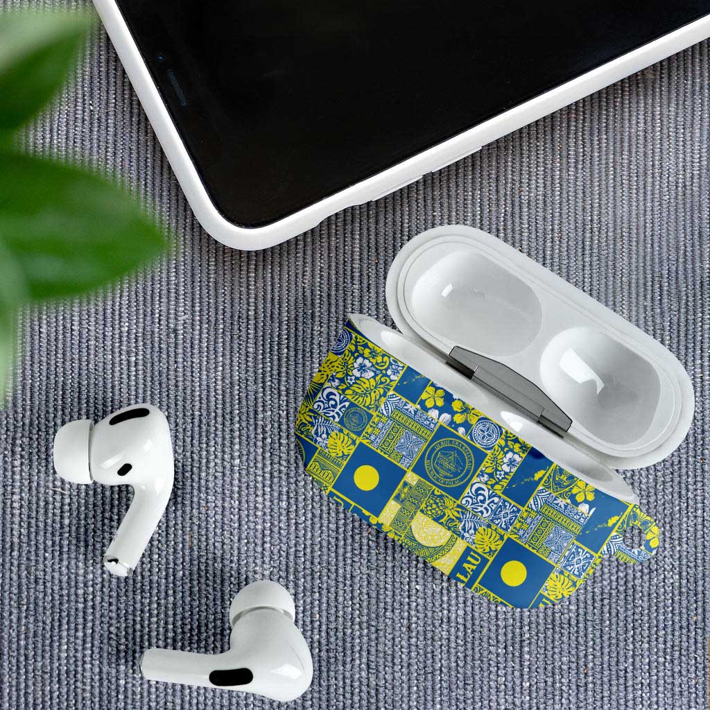 Palau Ungil Kurismas AirPods Case Pacific Patchwork Xmas Vibes - Polynesian Pride