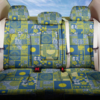Palau Ungil Kurismas Back Car Seat Cover Pacific Patchwork Xmas Vibes - Polynesian Pride