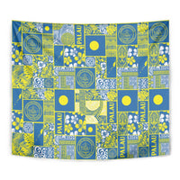 Palau Ungil Kurismas Tapestry Pacific Patchwork Xmas Vibes - Polynesian Pride