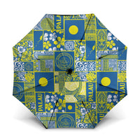 Palau Ungil Kurismas Umbrella Pacific Patchwork Xmas Vibes - Polynesian Pride