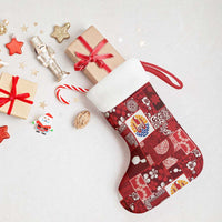 Tahiti Oaoa I Teie Noera Christmas Stocking Pacific Patchwork Xmas Vibes - Polynesian Pride