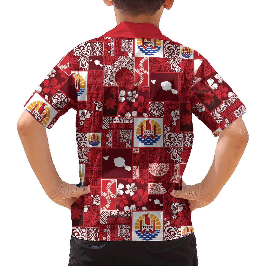 Tahiti Oaoa I Teie Noera Hawaiian Shirt Pacific Patchwork Xmas Vibes - Polynesian Pride
