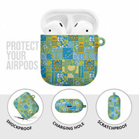 Tuvalu Manuia te Kilisimasi AirPods Case Pacific Patchwork Xmas Vibes - Polynesian Pride