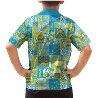 Tuvalu Manuia te Kilisimasi Family Matching Mermaid Dress and Hawaiian Shirt Pacific Patchwork Xmas Vibes - Polynesian Pride