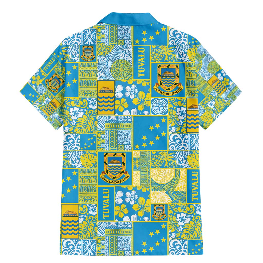 Tuvalu Manuia te Kilisimasi Family Matching Mermaid Dress and Hawaiian Shirt Pacific Patchwork Xmas Vibes - Polynesian Pride