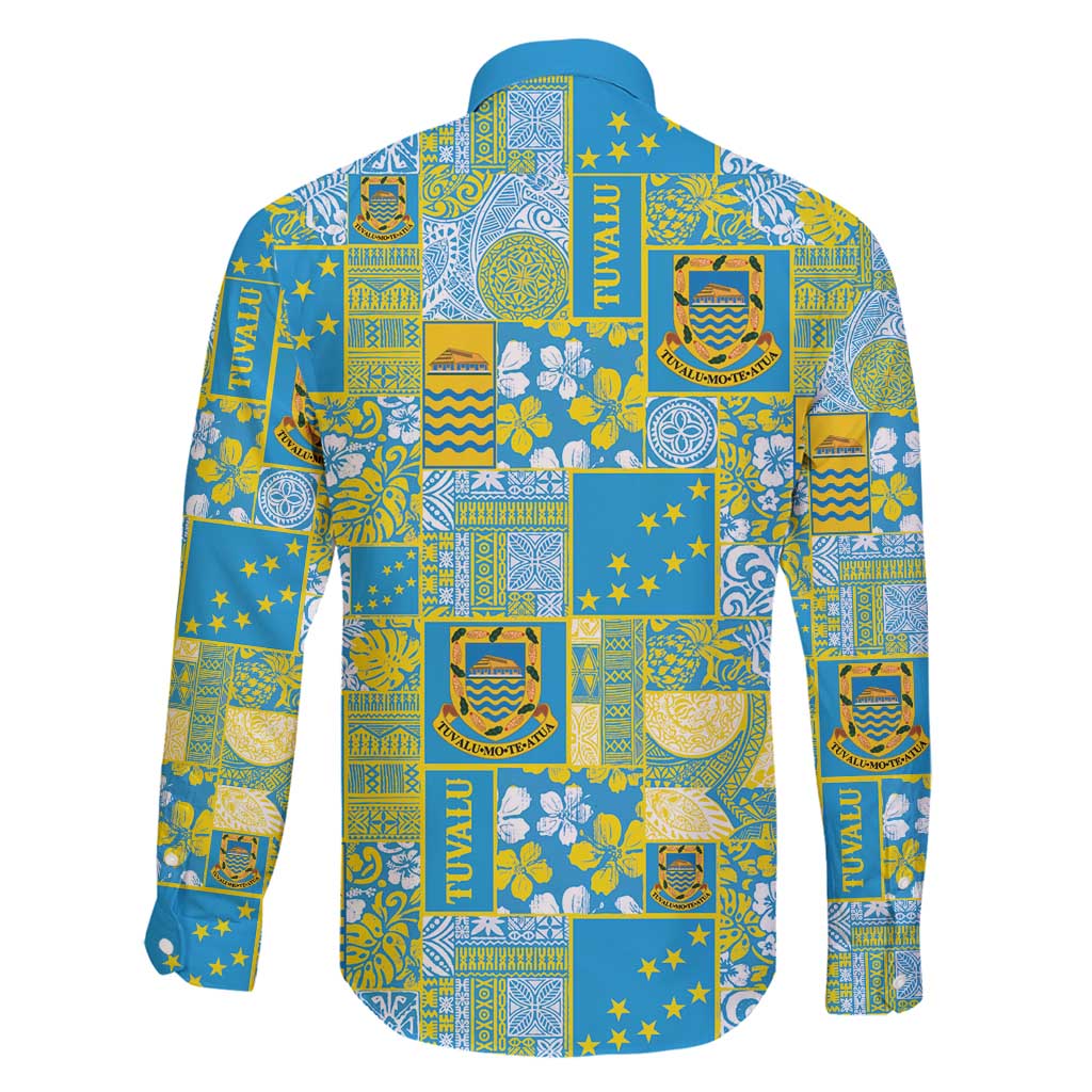 Tuvalu Manuia te Kilisimasi Family Matching Summer Maxi Dress and Hawaiian Shirt Pacific Patchwork Xmas Vibes - Polynesian Pride