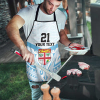 Fiji Football Custom Apron Bula Boys Go Champions - Polynesian Pride