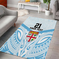 Fiji Football Custom Area Rug Bula Boys Go Champions