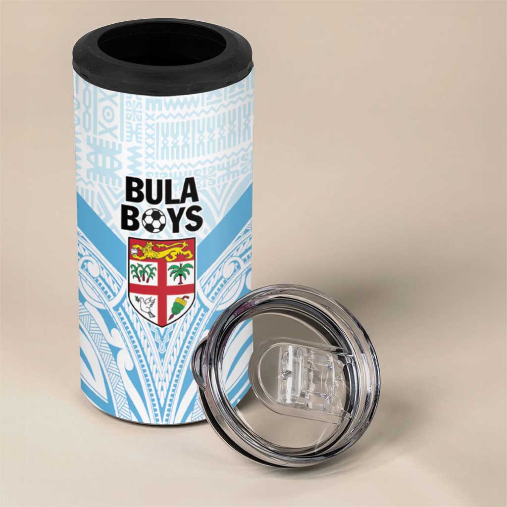 Fiji Football Custom 4 in 1 Can Cooler Tumbler Bula Boys Go Champions