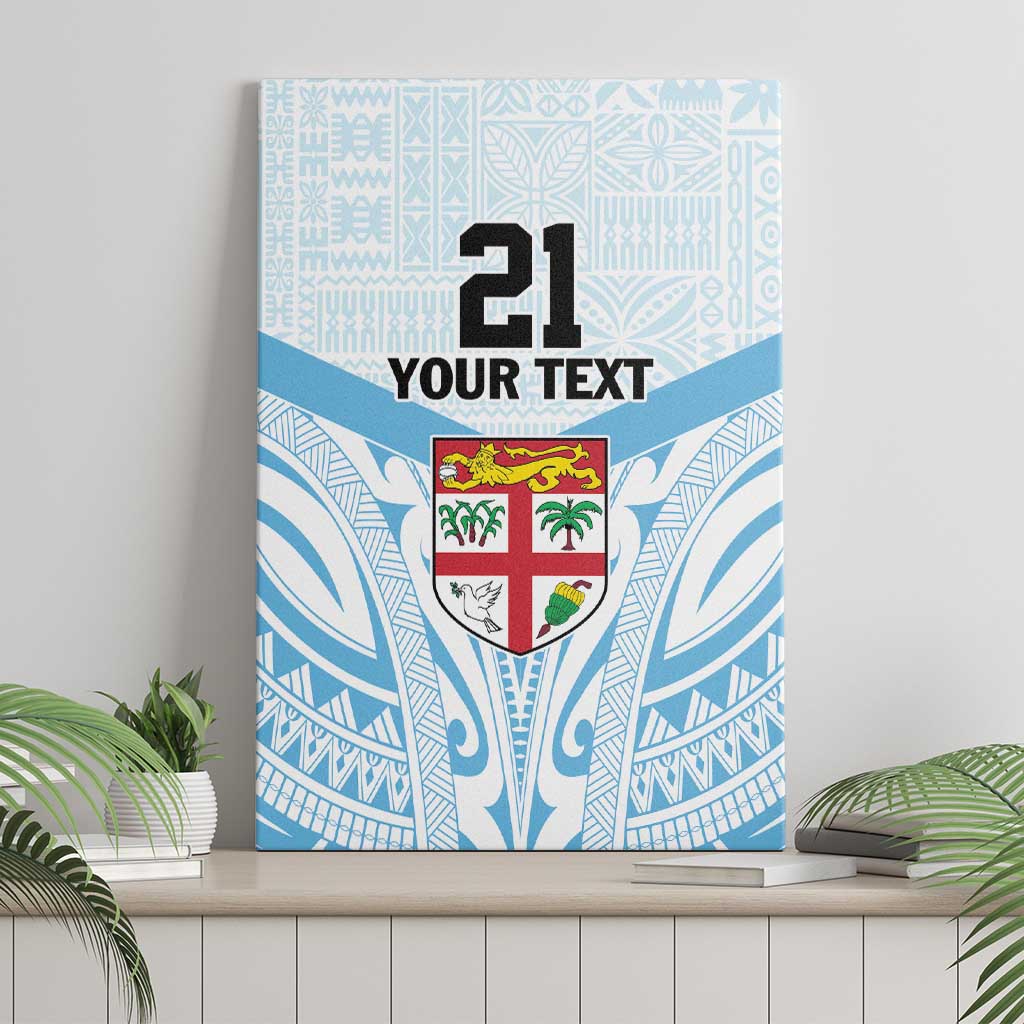 Fiji Football Custom Canvas Wall Art Bula Boys Go Champions LT9 - Polynesian Pride