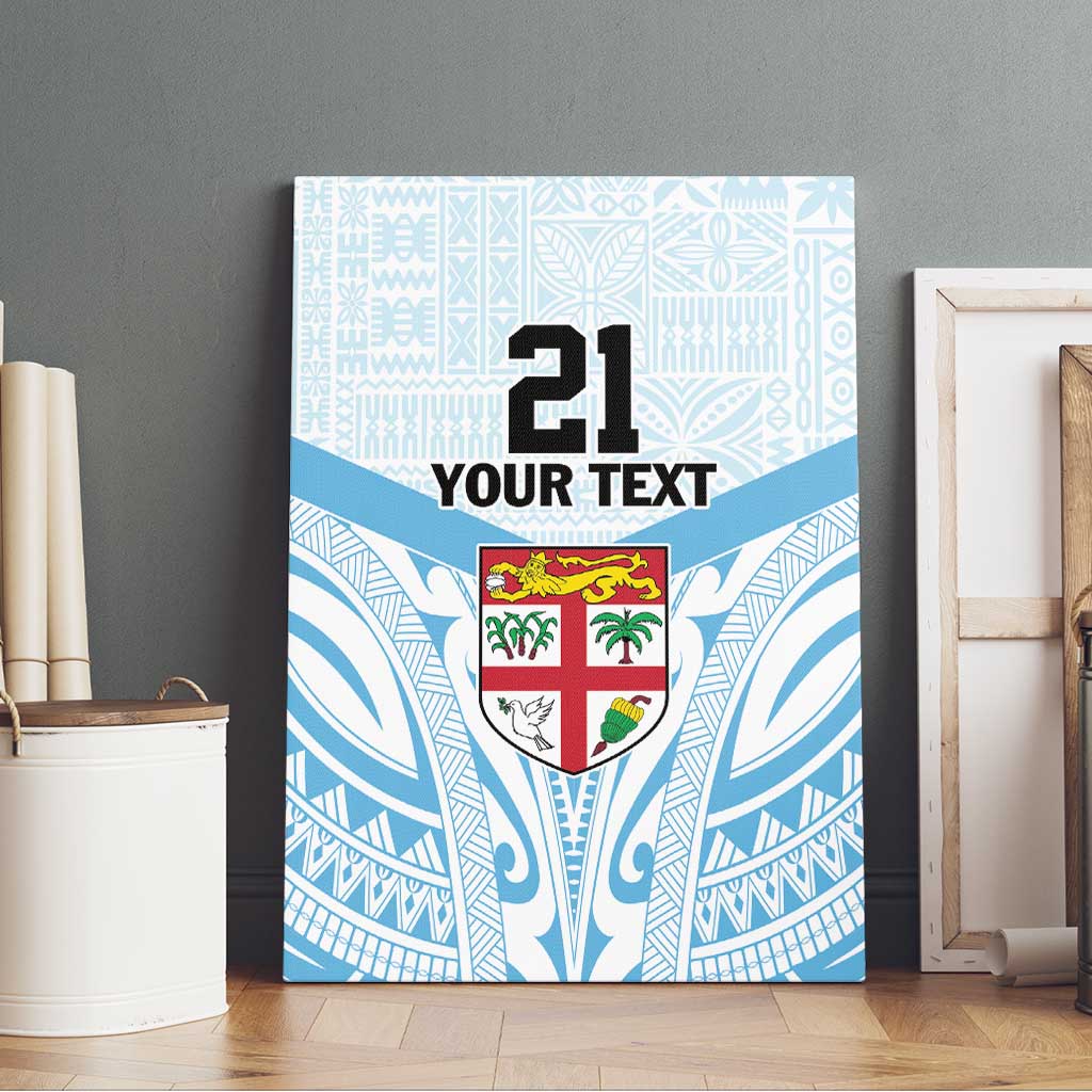 Fiji Football Custom Canvas Wall Art Bula Boys Go Champions LT9 - Polynesian Pride