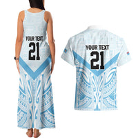 Fiji Football Custom Couples Matching Tank Maxi Dress and Hawaiian Shirt Bula Boys Go Champions