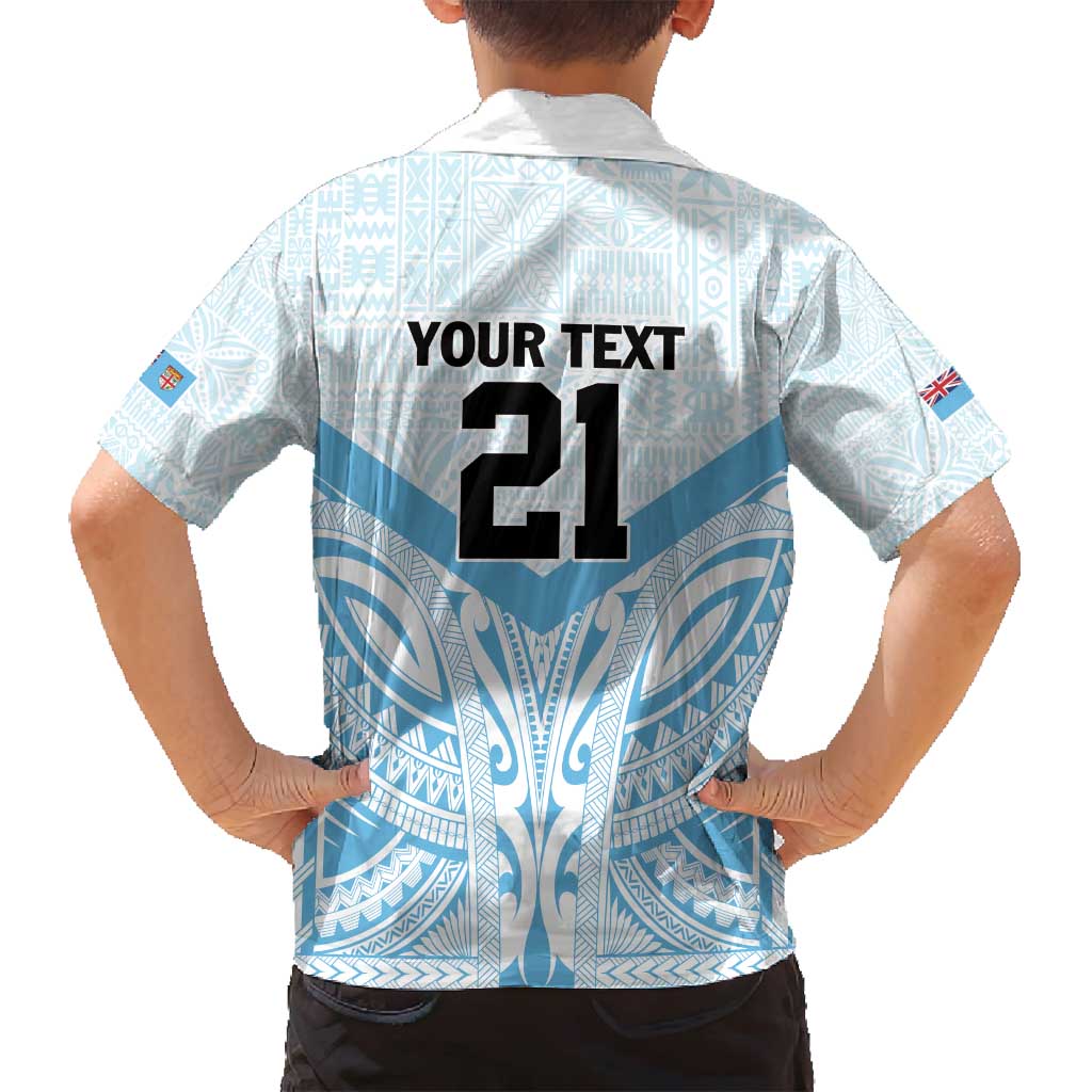 Fiji Football Custom Family Matching Puletasi and Hawaiian Shirt Bula Boys Go Champions