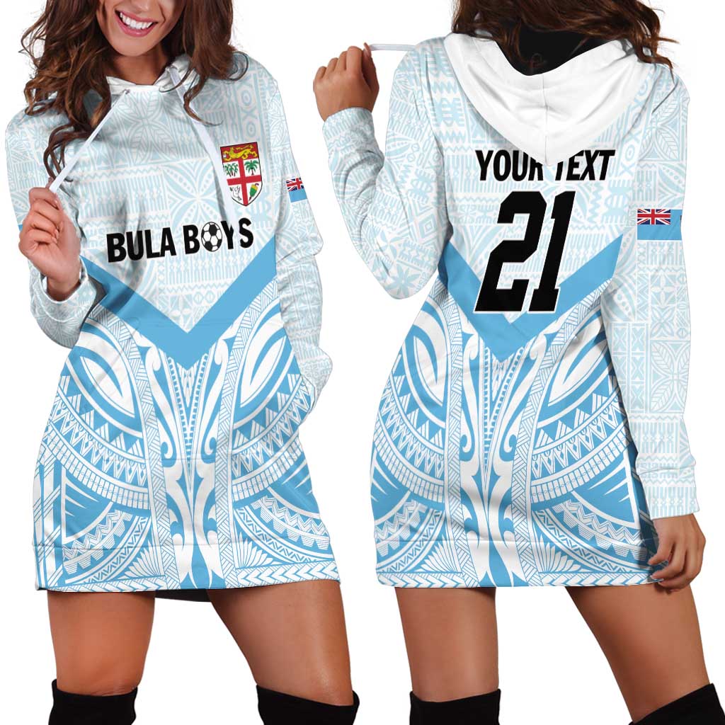 Fiji Football Custom Hoodie Dress Bula Boys Go Champions LT9 - Polynesian Pride
