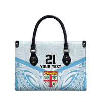 Fiji Football Custom Leather Bag Bula Boys Go Champions - Polynesian Pride