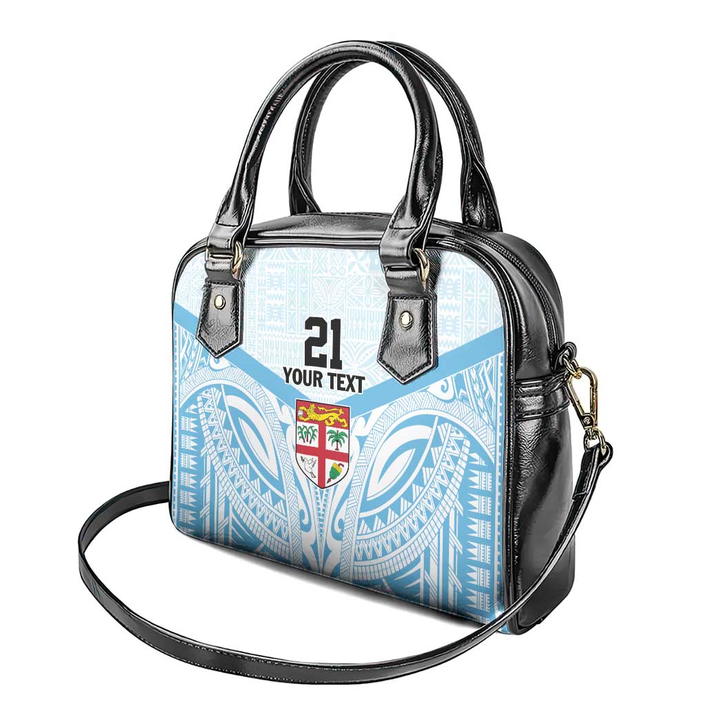 Fiji Football Custom Shoulder Handbag Bula Boys Go Champions