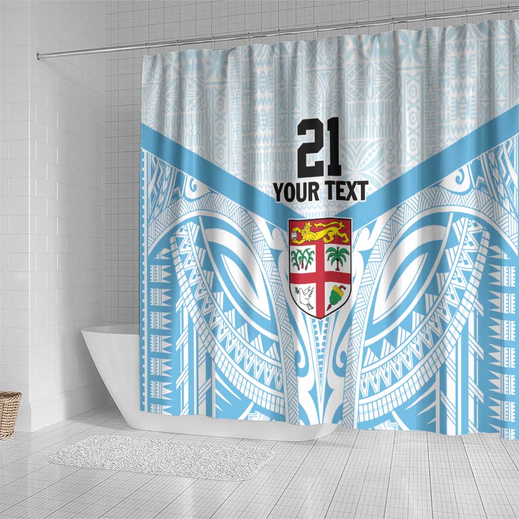 Fiji Football Custom Shower Curtain Bula Boys Go Champions