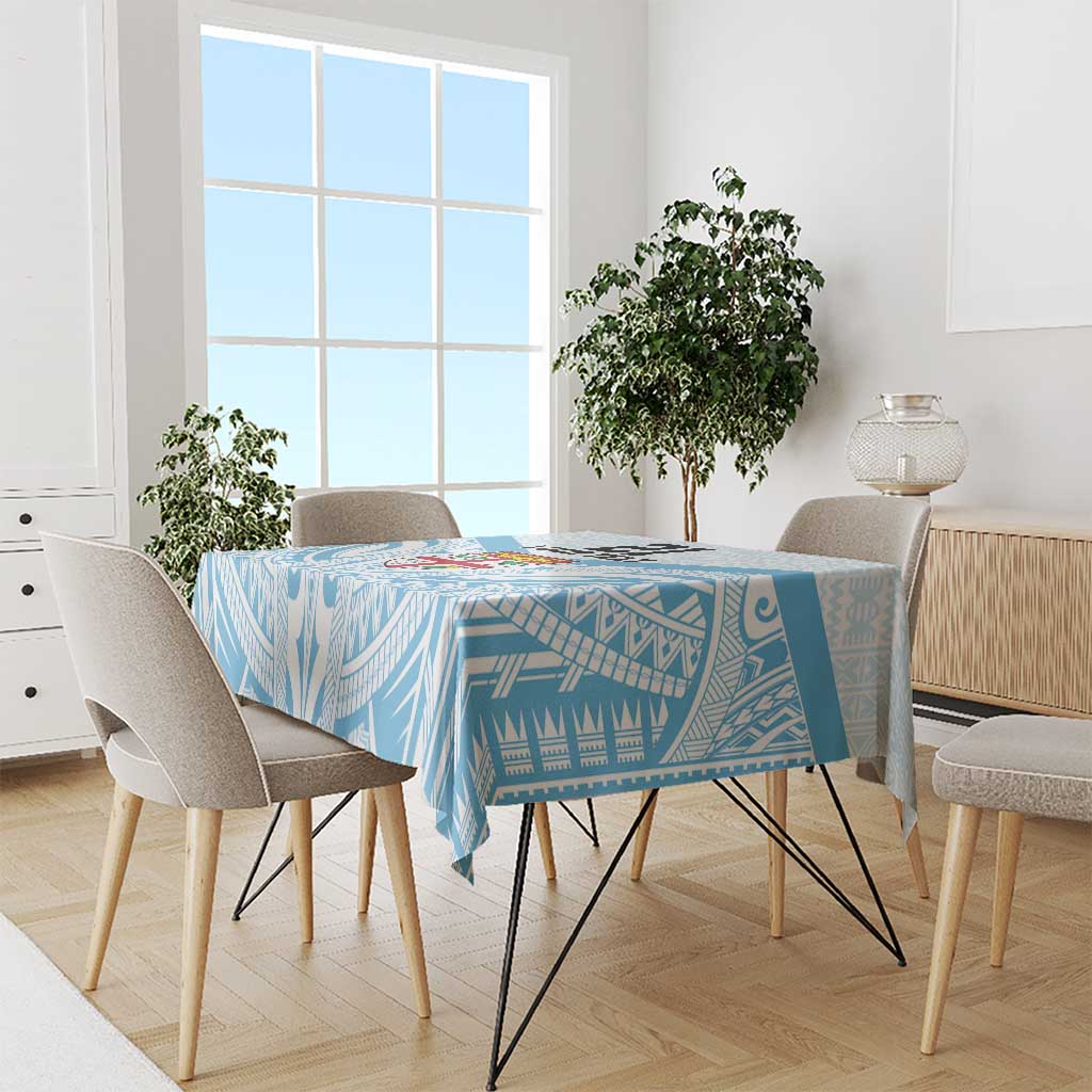 Fiji Football Custom Tablecloth Bula Boys Go Champions LT9 - Polynesian Pride