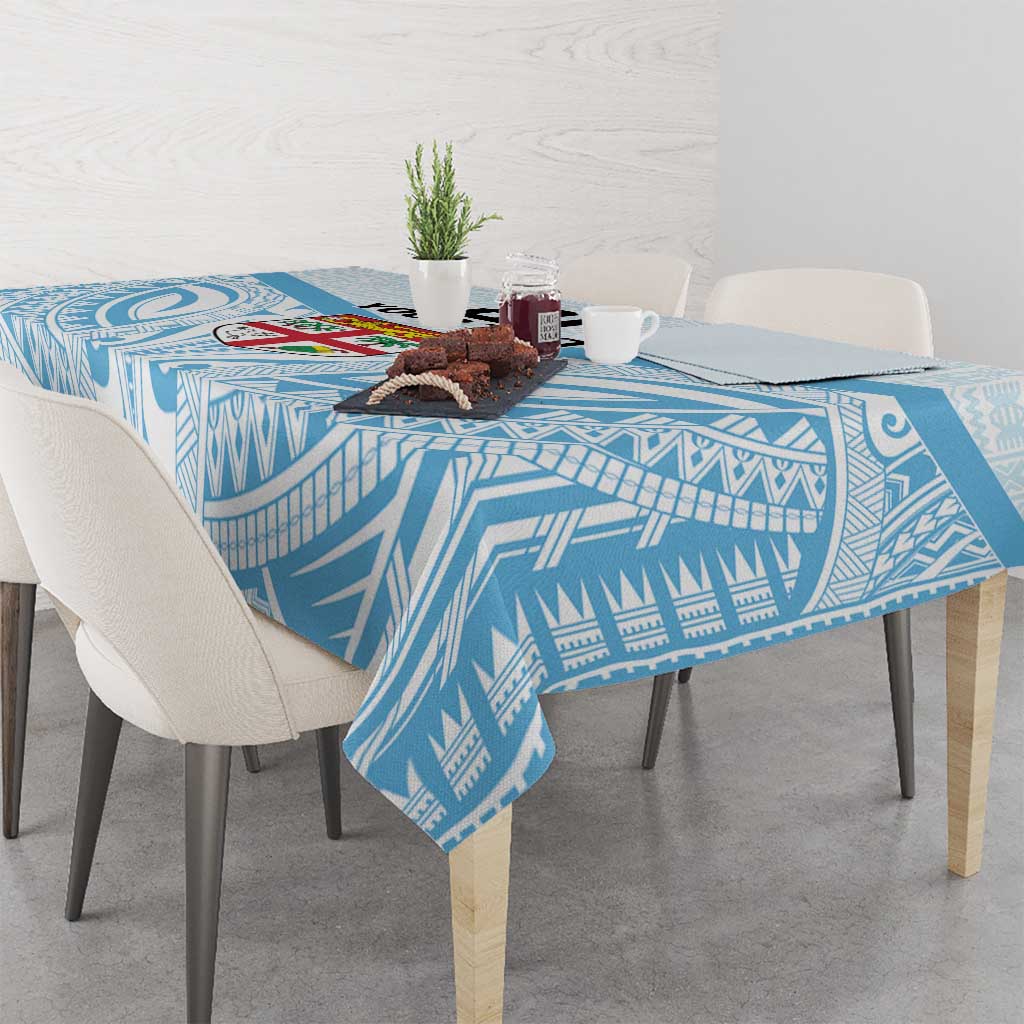 Fiji Football Custom Tablecloth Bula Boys Go Champions LT9 - Polynesian Pride