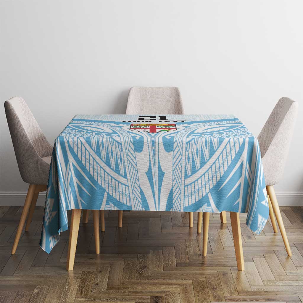 Fiji Football Custom Tablecloth Bula Boys Go Champions LT9 - Polynesian Pride