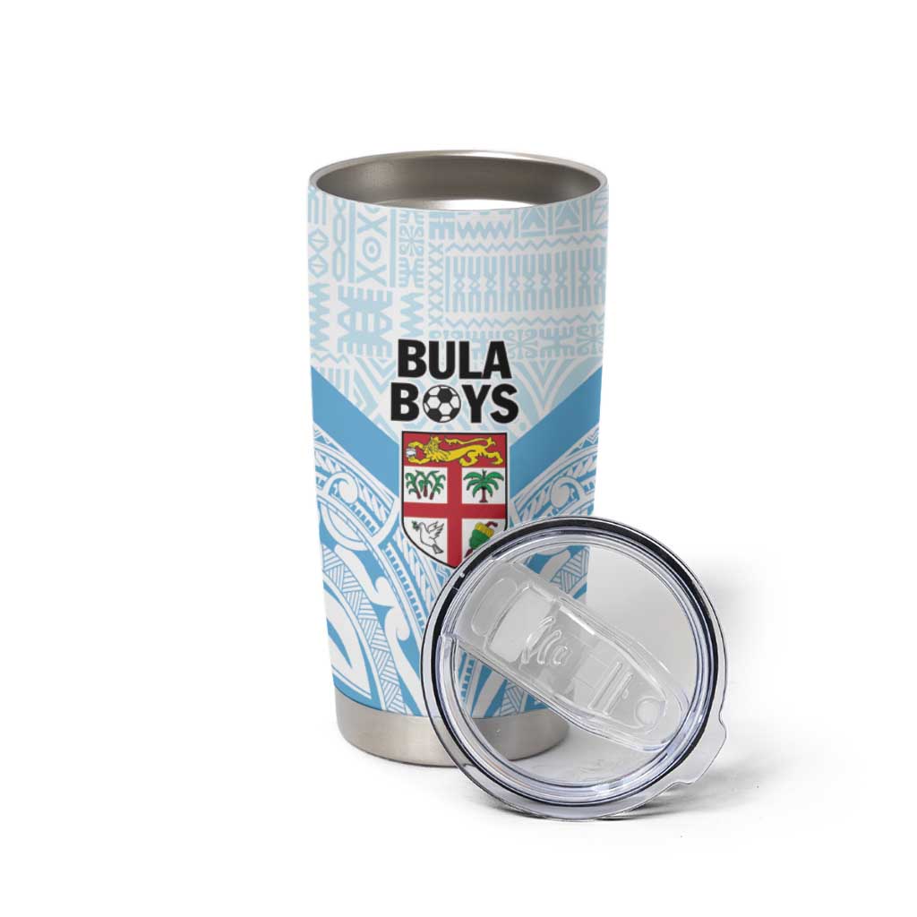 Fiji Football Custom Tumbler Cup Bula Boys Go Champions