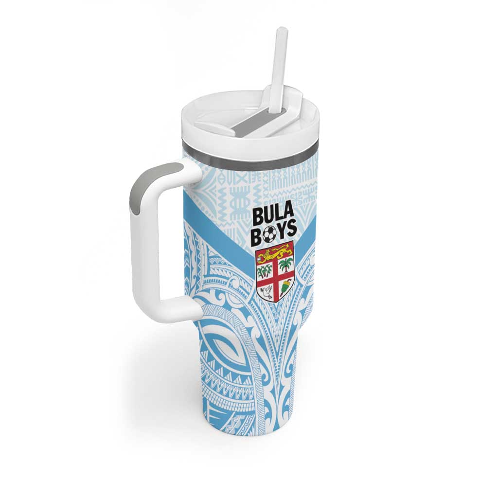 Fiji Football Custom Tumbler With Handle Bula Boys Go Champions