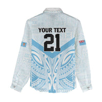 Fiji Football Custom Women Casual Shirt Bula Boys Go Champions LT9 - Polynesian Pride