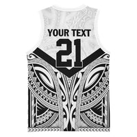 New Zealand Football Custom Basketball Jersey All White Fern Go Champions LT9 - Polynesian Pride